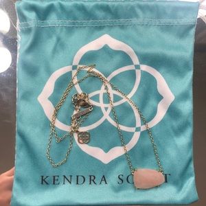Kendra Scott Necklace Rose Quartz